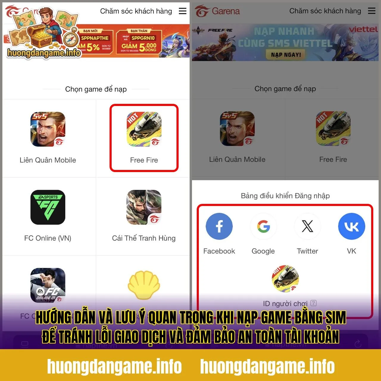Hướng dẫn và lưu ý quan trọng khi nạp game bằng sim để tránh lỗi giao dịch và đảm bảo an toàn tài khoản