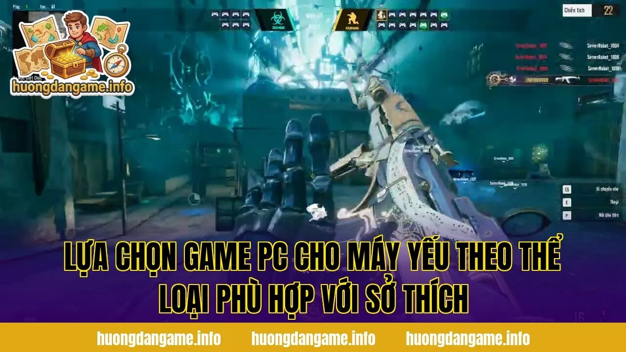 Lựa chọn game PC cho máy yếu theo thể loại phù hợp với sở thích