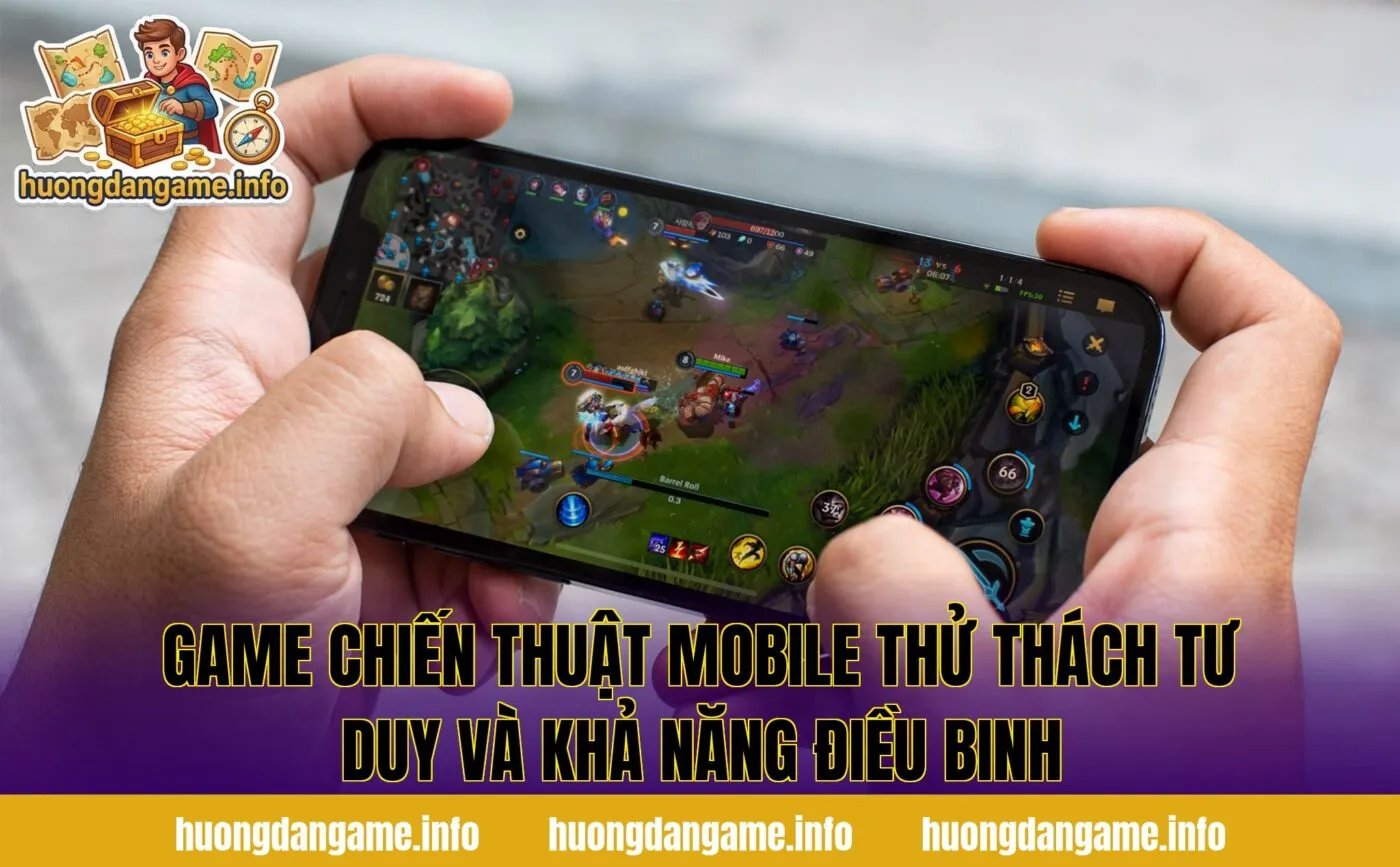 Game chiến thuật mobile thử thách tư duy và khả năng điều binh