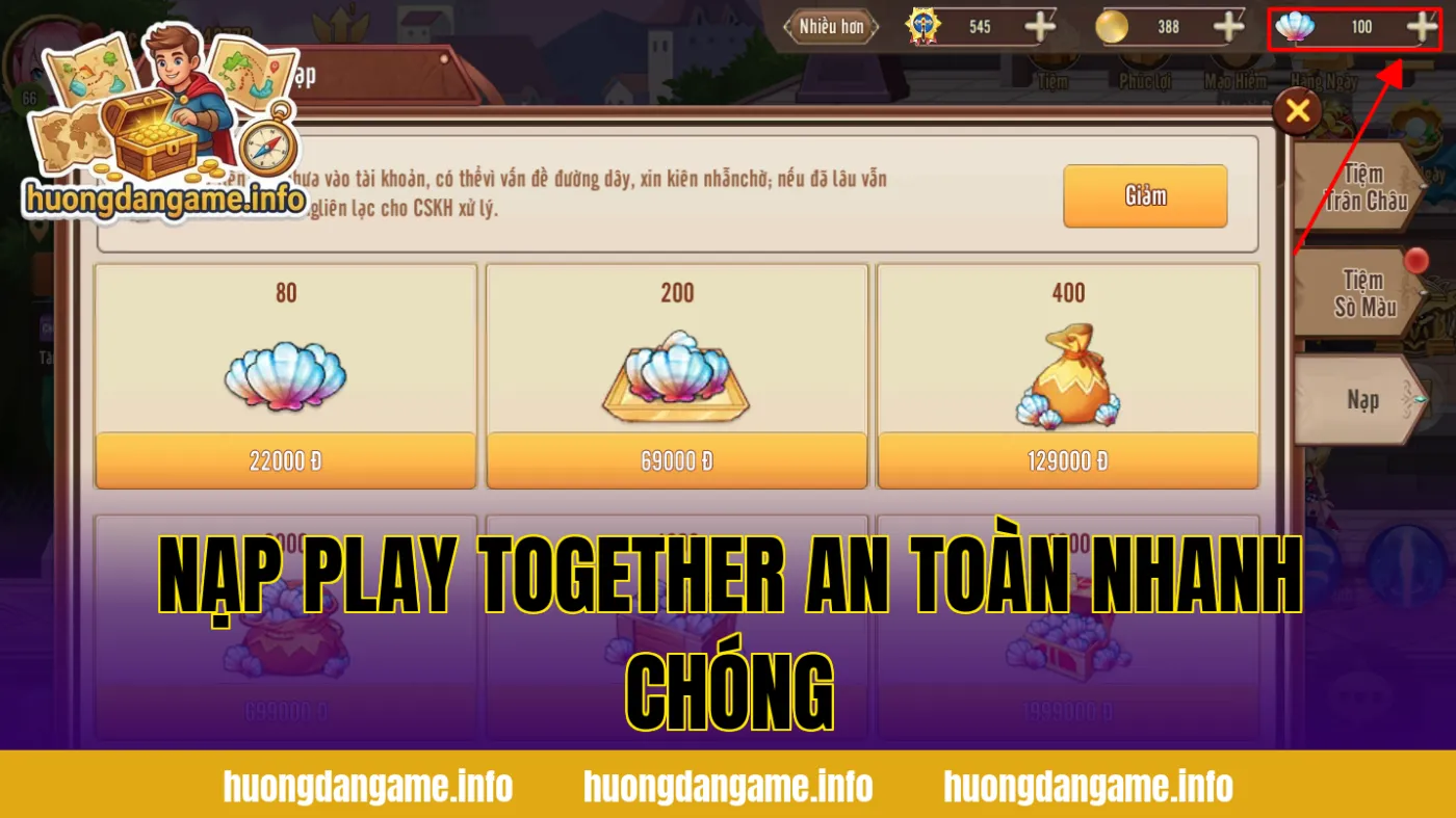 Nạp Play Together An Toàn Nhanh Chóng