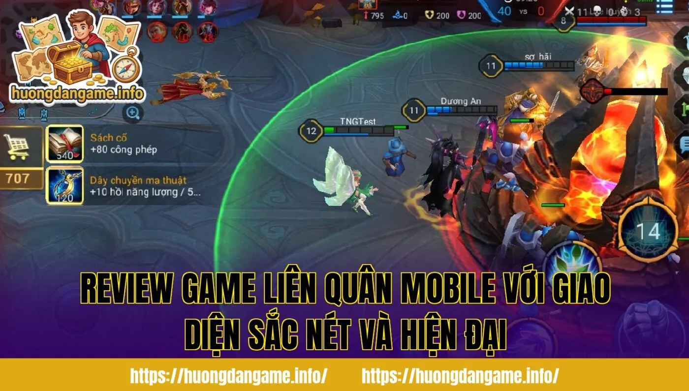 Review game Liên Quân Mobile với giao diện sắc nét và hiện đại