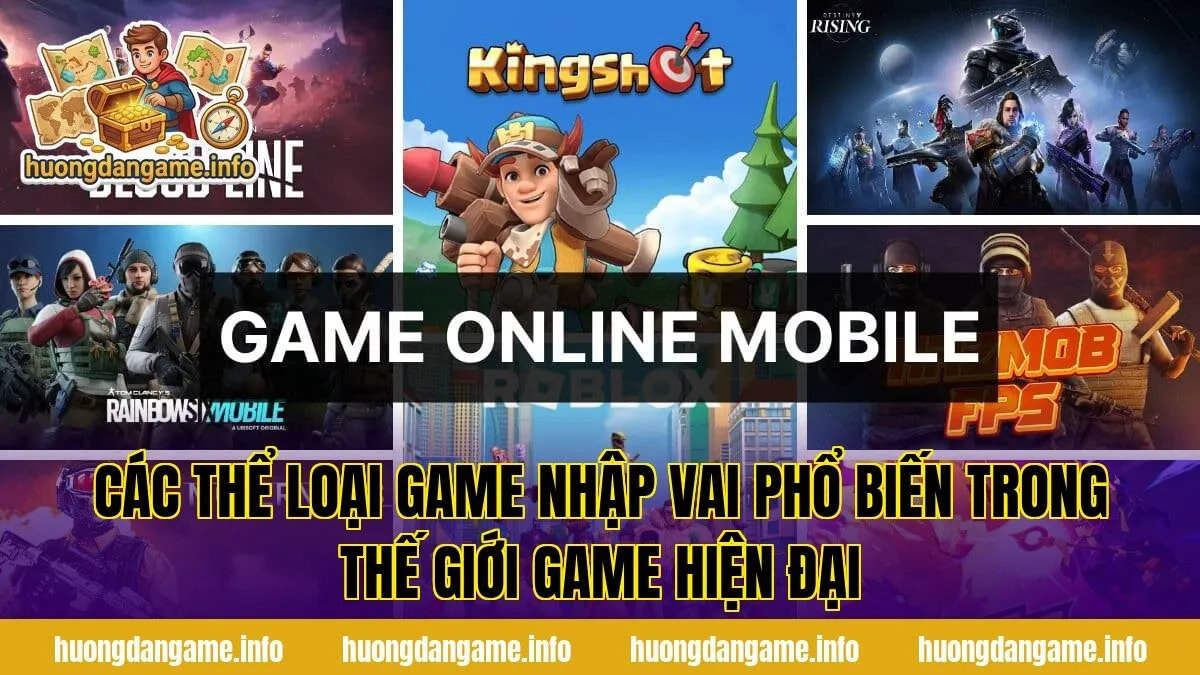 Các thể loại game nhập vai phổ biến trong thế giới game hiện đại