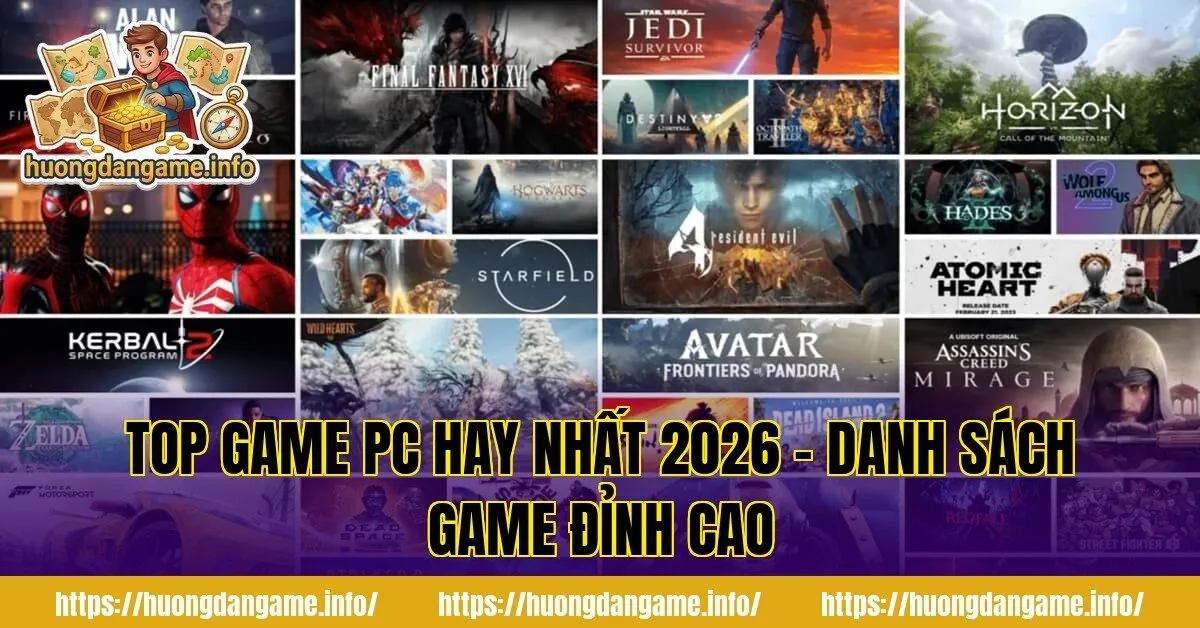 Top Game PC Hay Nhất 2026 – Danh Sách Game Đỉnh Cao