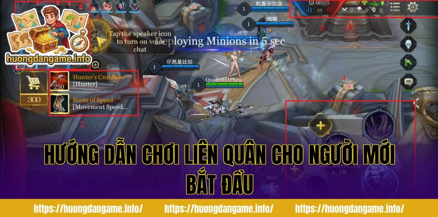 Hướng Dẫn Chơi Liên Quân Cho Người Mới Bắt Đầu