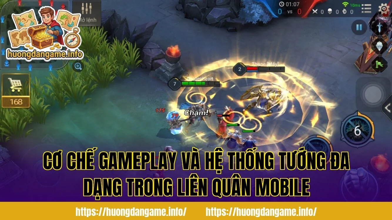 Cơ chế gameplay và hệ thống tướng đa dạng trong Liên Quân Mobile